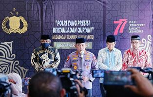 Anugerah MTQ Polri, Kapolri Berharap Terbentuk SDM Unggul Berakhlak yang Diharapkan Masyarakat