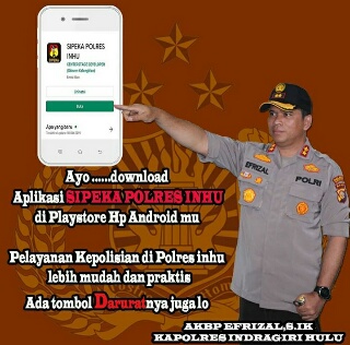 Polres Inhu Luncurkan Aplikasi SIPEKA