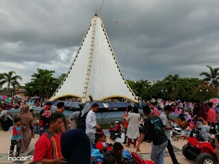 Hari Libur Awal Tahun, Taman Jalur Teluk Kuantan Ramai Pengunjung