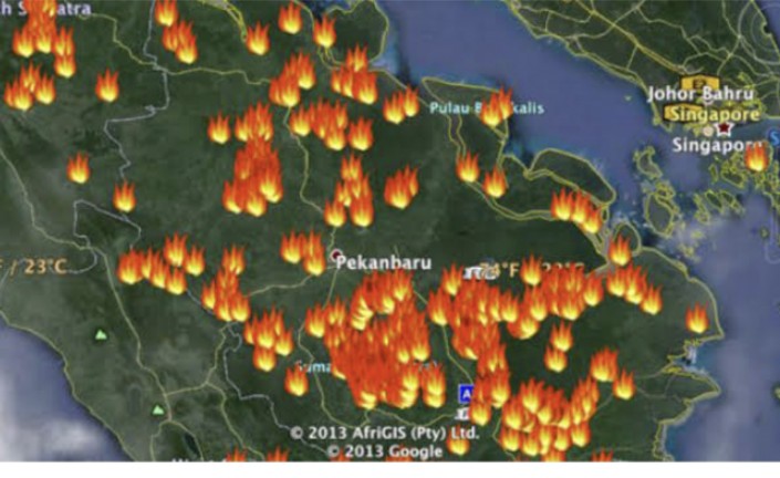 Cuaca di Riau Cerah, Ratusan Hotspot Muncul di Sumatera