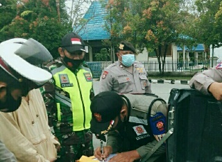 Tim Gabungan Lakukan Operasi Terkait Prokes