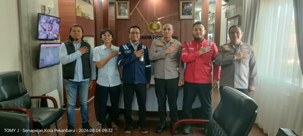 Dirgahayu  RI, Perkuat Sinergi PLN NP UP Tenayan Gelar Pertemuan Silaturahmi Bersama Kapolresta   Pekanbaru