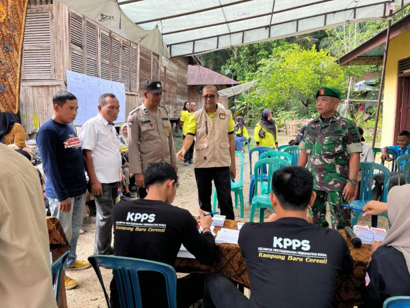 Polsek Cerenti Amankan Simulasi Pemungutan dan Penghitungan Suara Pilkada 2024