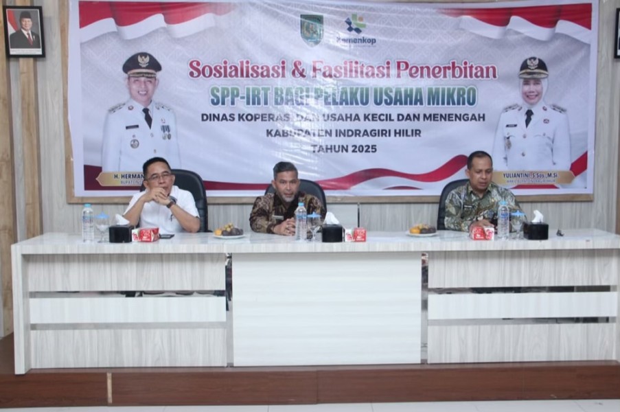 Bupati Inhil Herman Dorong Legalitas Produk Pangan Lewat Sosialisasi SPP-IRT