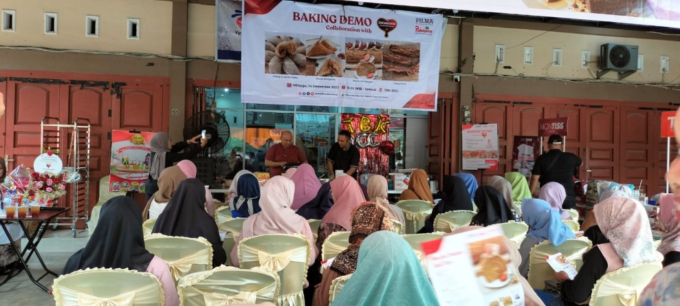 Grand Opening Toko Bahan Kue DCC di Jalan Kubang Raya, Hadirkan Duo Chef Ternama
