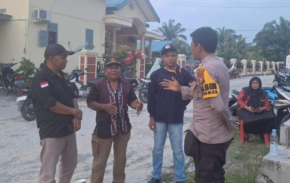 Polsek Koto Gasib Ajak Masyarakat Jaga Kamtibmas dan Sukseskan Pilkada Damai 2024