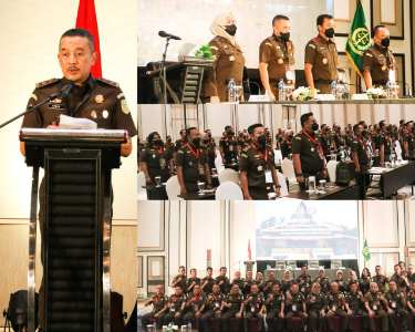 Kajati Riau Dr. Supardi Hadiri Bimtek Umum Jampidum Kejagung