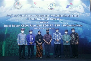 PKS-BOB PT BSP-Pertamina Hulu, & BBKSDA Riau, Upaya Tingkatkan Produksi Migas Nasional