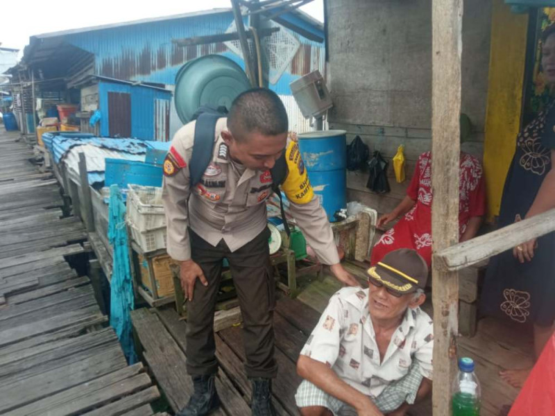 Sambangi Desa Concong Tengah, Polsek Concong Minta Masyarakat Sukseskan Pilkada 2024