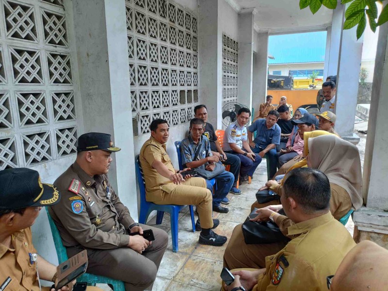 Jalan Teratai Diperbaiki, Ratusan Pedagang Pasar Teratai Pindah ke Belakang The Central