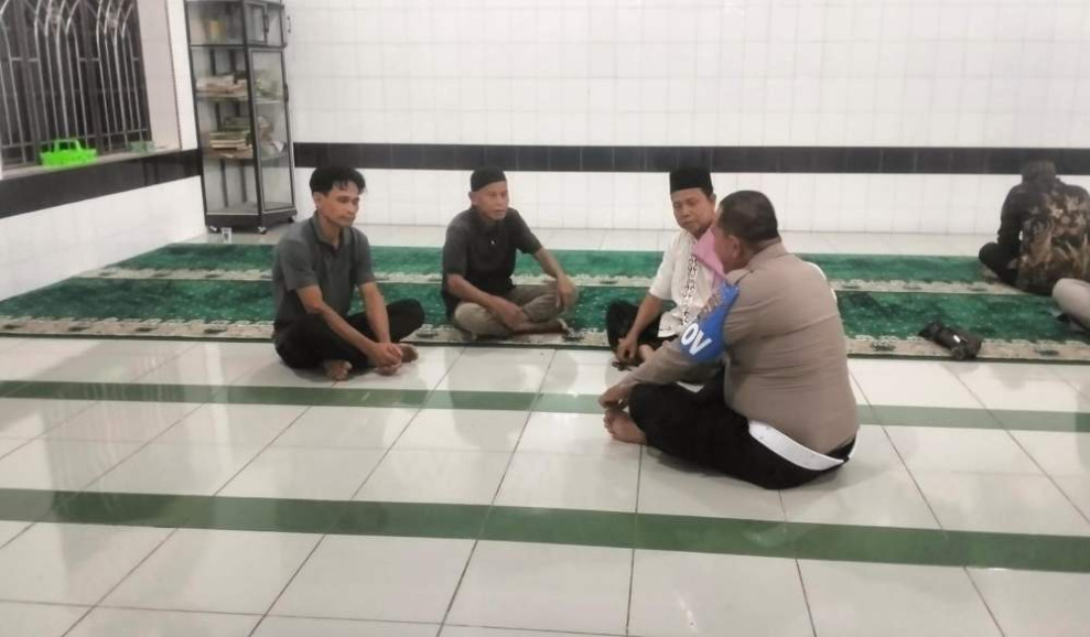 Polsek Tempuling Ajak Jamaah Masjid Nurul Hidayah Sukseskan Pilkada 2024