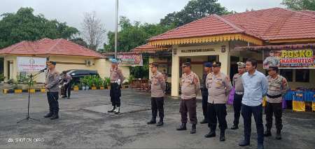 Kapolres Inhu Minta Personel Melayani Masyarakat dengan 3S