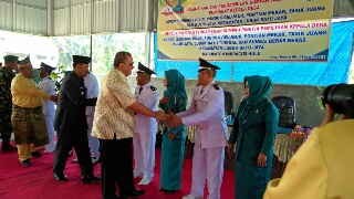 Ini Pesan Bupati Inhu kepada Kades yang Dilantik 