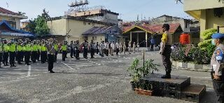 Operasi Patuh Lancang Kuning 2020 Dimulai, Polresta Pekanbaru Laksanakan Apel Gelar Pasukan