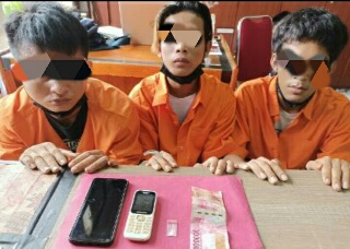 Tiga Pemuda Tualang Kembali Diringkus Polres Siak Terkait Narkoba