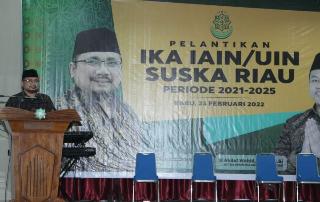 Menteri Agama RI dan Sejumlah Pejabat Hadiri Pelantikan IKA UIN Riau