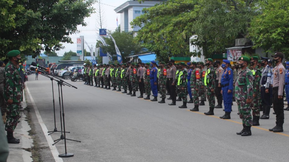 Satgas Penanggulangan Covid-19 Lakukan Patroli Penegakan Disiplin Protokol Kesehatan Skala Besar