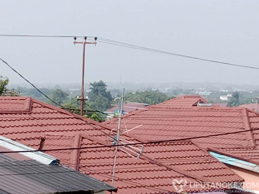 Kota Pekanbaru Kembali Dirundung Kabut Asap, Udara Tidak Sehat