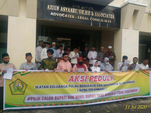 Gelar Aksi Terbuka, IKPBS dan Tokoh Bengkalis Ajak Masyarakat Cerdas Memilih Pemimpin