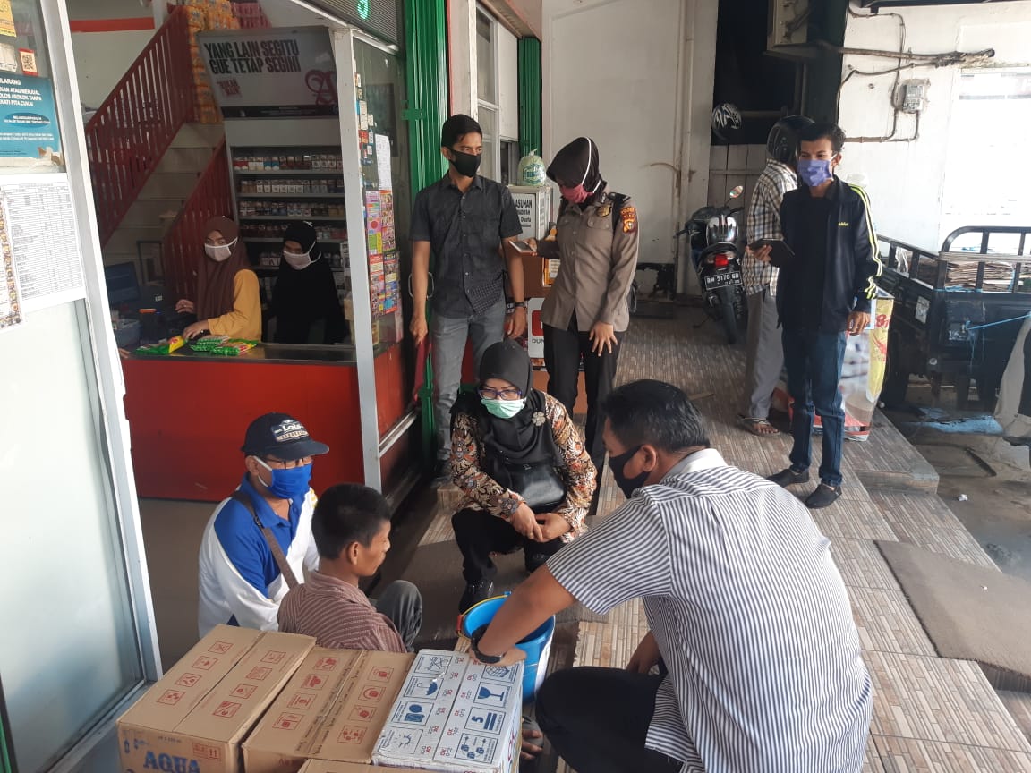 Cegah Covid-19, Kapolres Inhil Survei Lokasi Penampungan dan Lakukan Pendataan Tunawisma