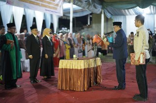 Lantik Pj Kades Saik dan Seberang Pantai, Suhardiman:  Langsung  Tancap Gas, Rangkul Semua Elemen