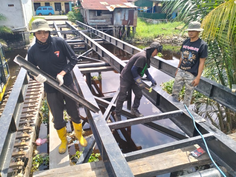 Jelang HUT Bhayangkara ke-80, Polda Riau Rampungkan 110 Jembatan Presisi untuk Masyarakat