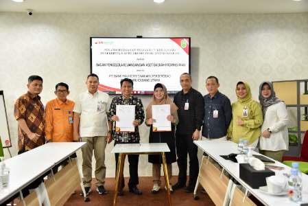 Kerjasama dengan BRK Syariah, Januari 2023 BPKAD Provinsi Riau Mulai Terapkan Penggunaan KKPD 