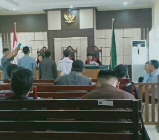 PN Rengat Inhu Gelar Sidang Perdana Tindak Pidana Pemilu 2019