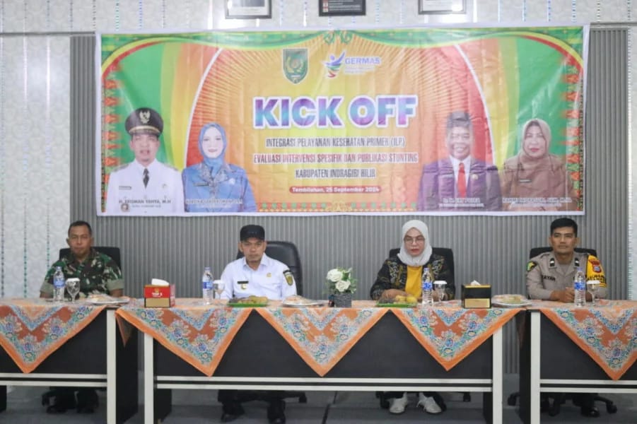 Dinkes Inhil Gelar Kick Off ILP Evaluasi Intervensi Spesifik dan Publikasi Stunting