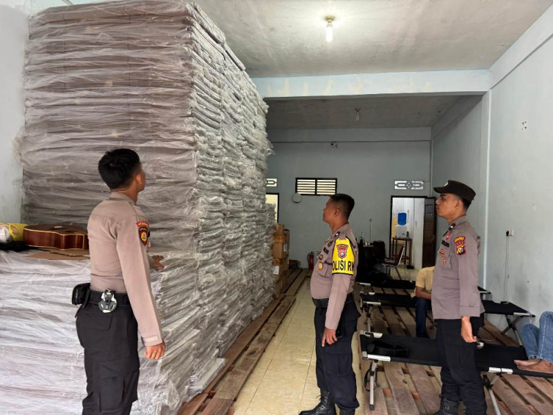 Polres Kuansing Perketat Pengamanan Gudang Logistik KPU Jelang Pilkada 2024