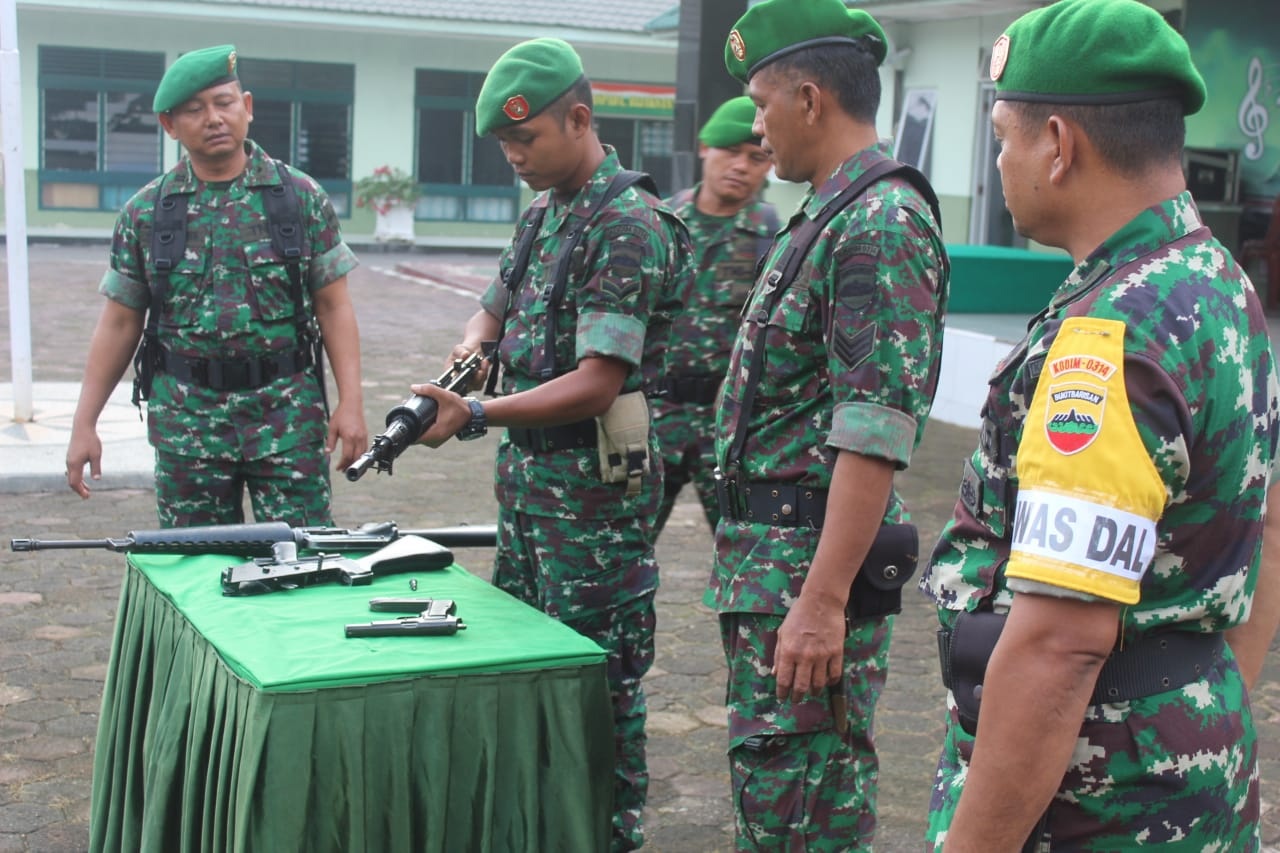 Tingkatkan Disiplin dan Kemampuan Dasar Prajurit, Kodim 0314/Inhil Laksanakan Minggu Militer
