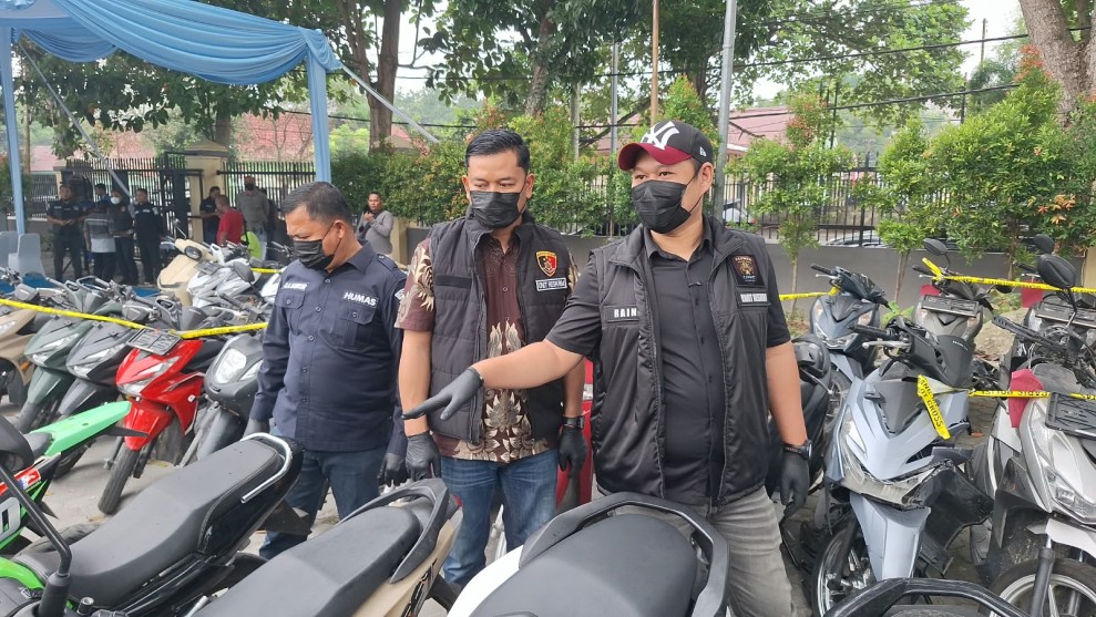 Puluhan TKP Terbongkar, Polisi Amankan 44 Motor dari Komplotan Curanmor