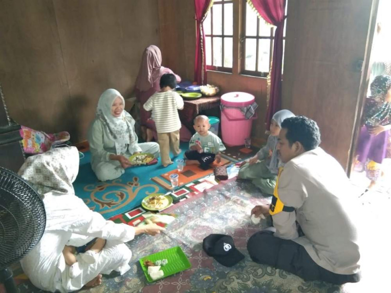 Jaga Situasi Tetap Aman, Polsek Tembilahan Hulu Sampaikan Pesan Kamtibmas Pilkada