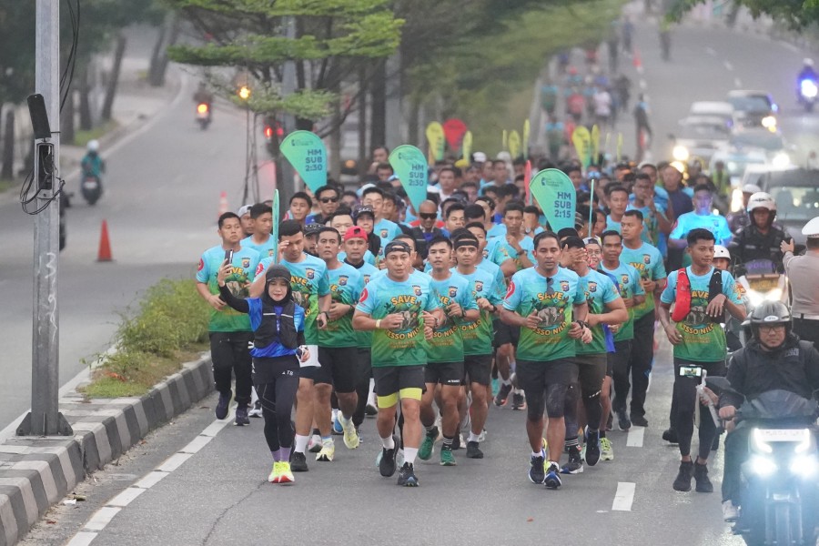 Polda Riau Gelar Fun Run To Riau Bhayangkara Run 2025