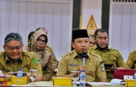 Rakor Bersama Staf Khusus Wapres RI, Wabup Husni Paparkan Reformasi Birokrasi & Mal Pelayanan Publik