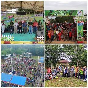 Ribuan Masyarakat Inhu Ikut Meriahkan Acara Greenwalk Pertamina EP 2019 di Lirik