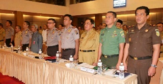 Dukung Pilkada 2018, Bupati Inhil Hadiri Rakor Bupati & Walikota se-Riau