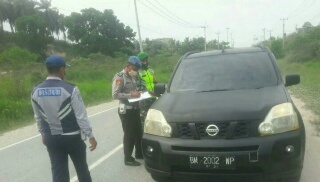 Posko Pencegahan Covid-19 di Wilayah Perbatasan Kabupaten Siak Terus Siaga